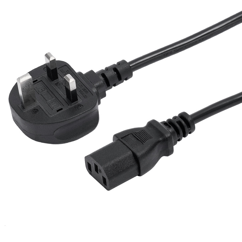 C13 Power Cord — UK BS Plug